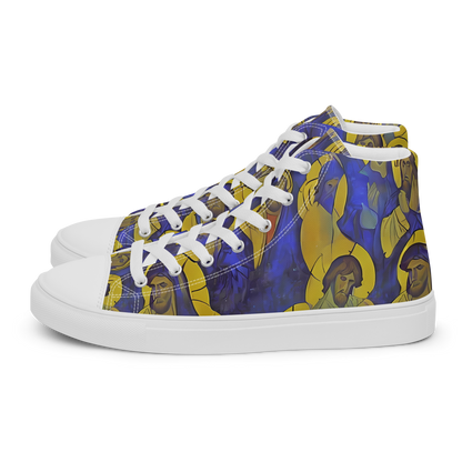 Women's High Top Canvas Shoes - Divine Reverie