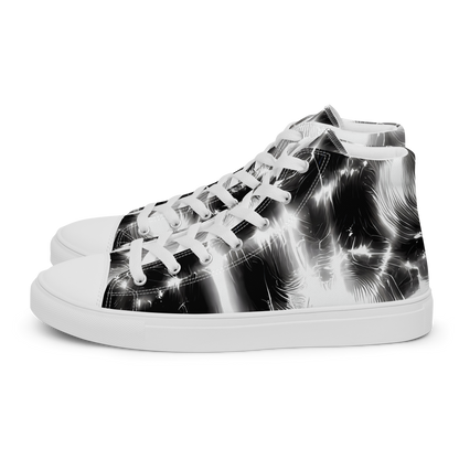 Women's High Top Canvas Shoes - Electric Nightfall