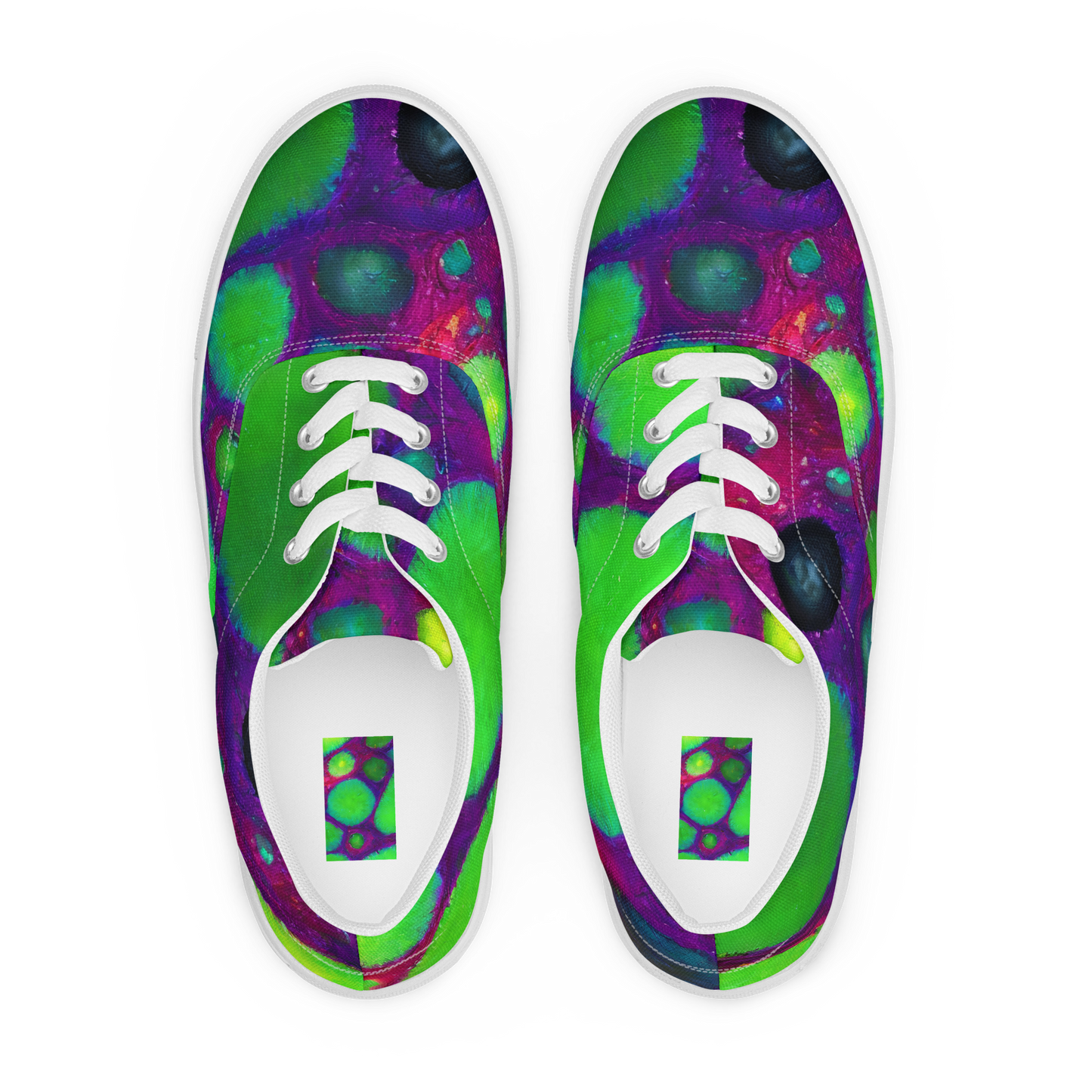 Men's Lace-Up Canvas Shoes - Elegant, Artstation, Matte Painting