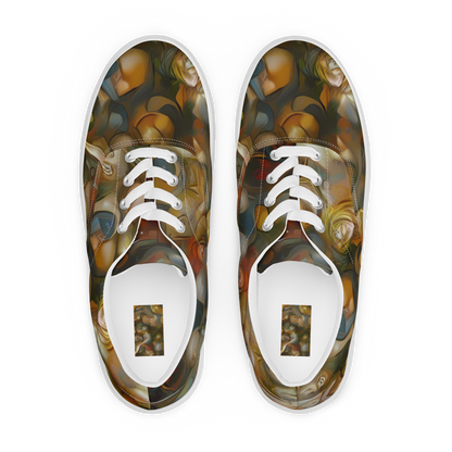 Men's Lace-Up Canvas Shoes - Cryptic Canvas