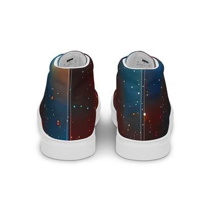 Men's High Top Canvas Shoes - Celestial Vogue