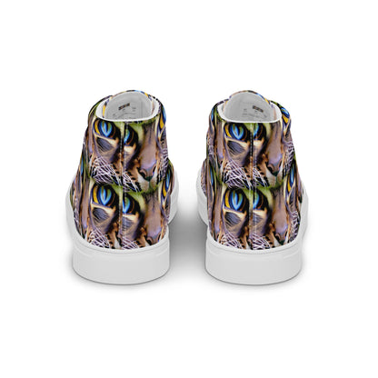 Women's High Top Canvas Shoes - Eye of the Wild
