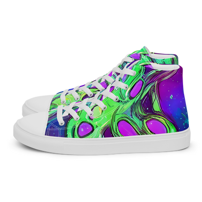 Women's High Top Canvas Shoes - Funky Mutation