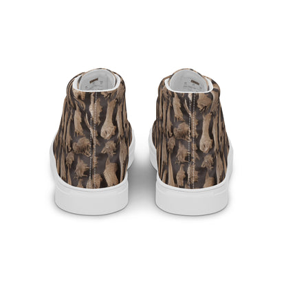 Men's High Top Canvas Shoes - Desert Dreams