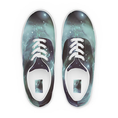 Men's Lace-Up Canvas Shoes - Roversi Nebula