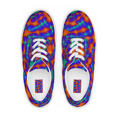 Women's Lace-Up Canvas Shoes - Nebula Tides