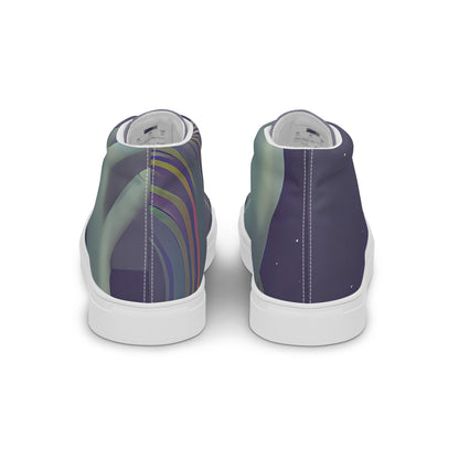 Women's High Top Canvas Shoes - Ethereal Muse
