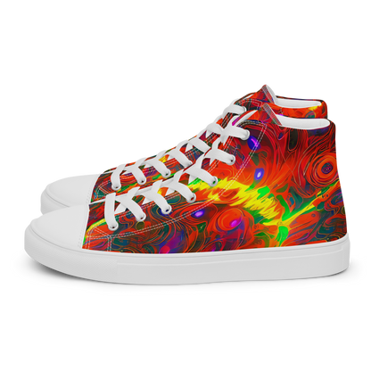 Women's High Top Canvas Shoes - Blampied Blaze