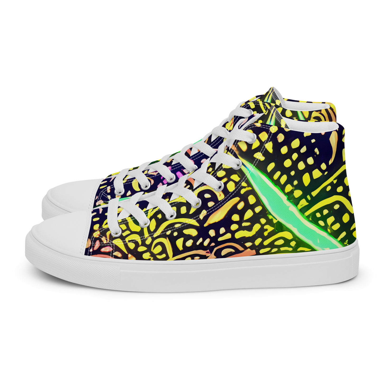 Men's High Top Canvas Shoes - Isenbrant Illumination