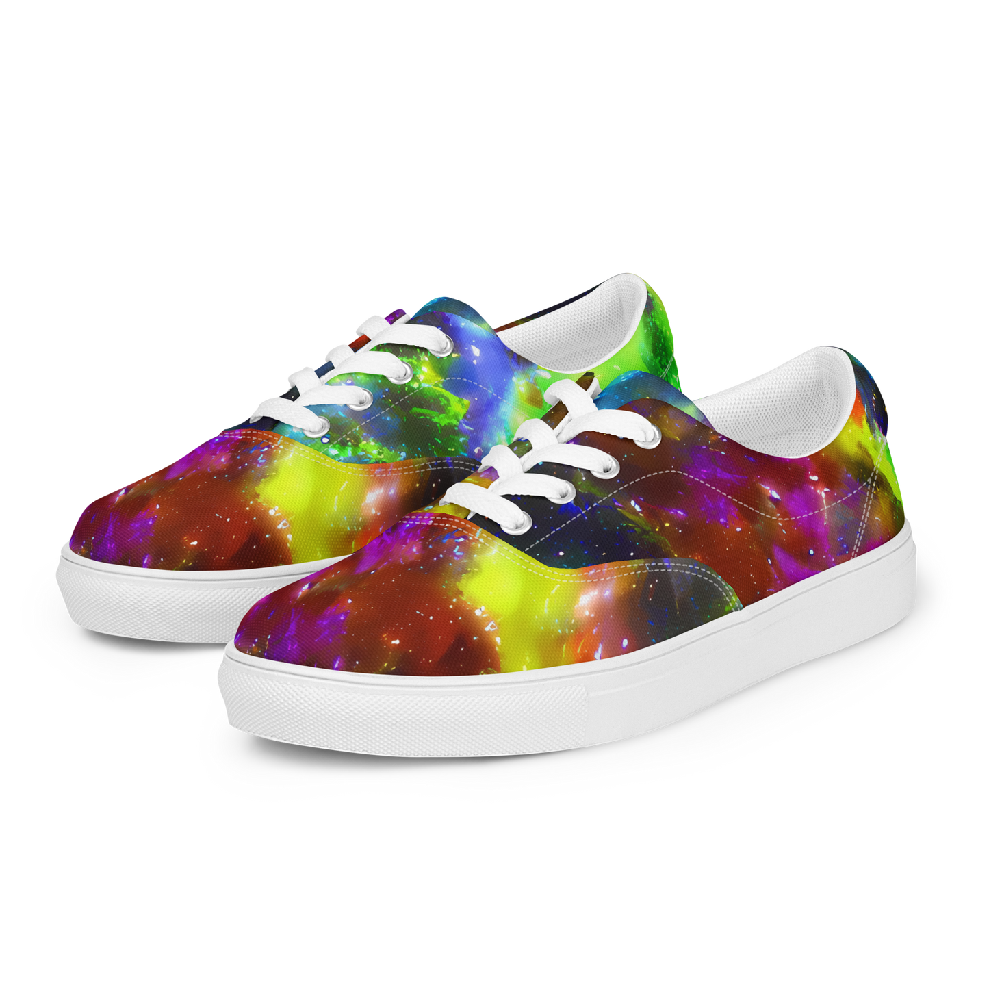 Women's Lace-Up Canvas Shoes - Neer Nebula