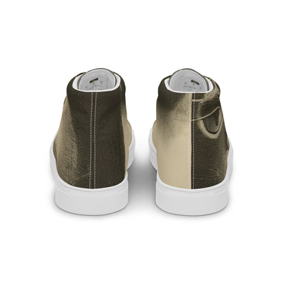 Women's High Top Canvas Shoes - Feline Symphony