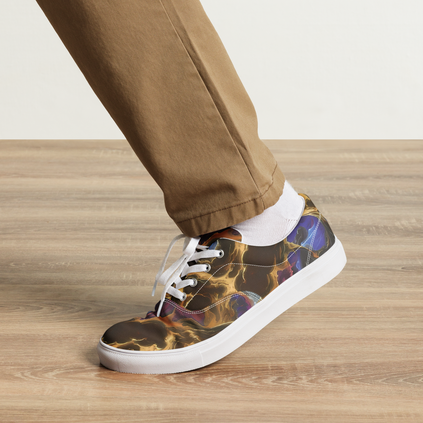 Men's Lace-Up Canvas Shoes - Vortex Virtue