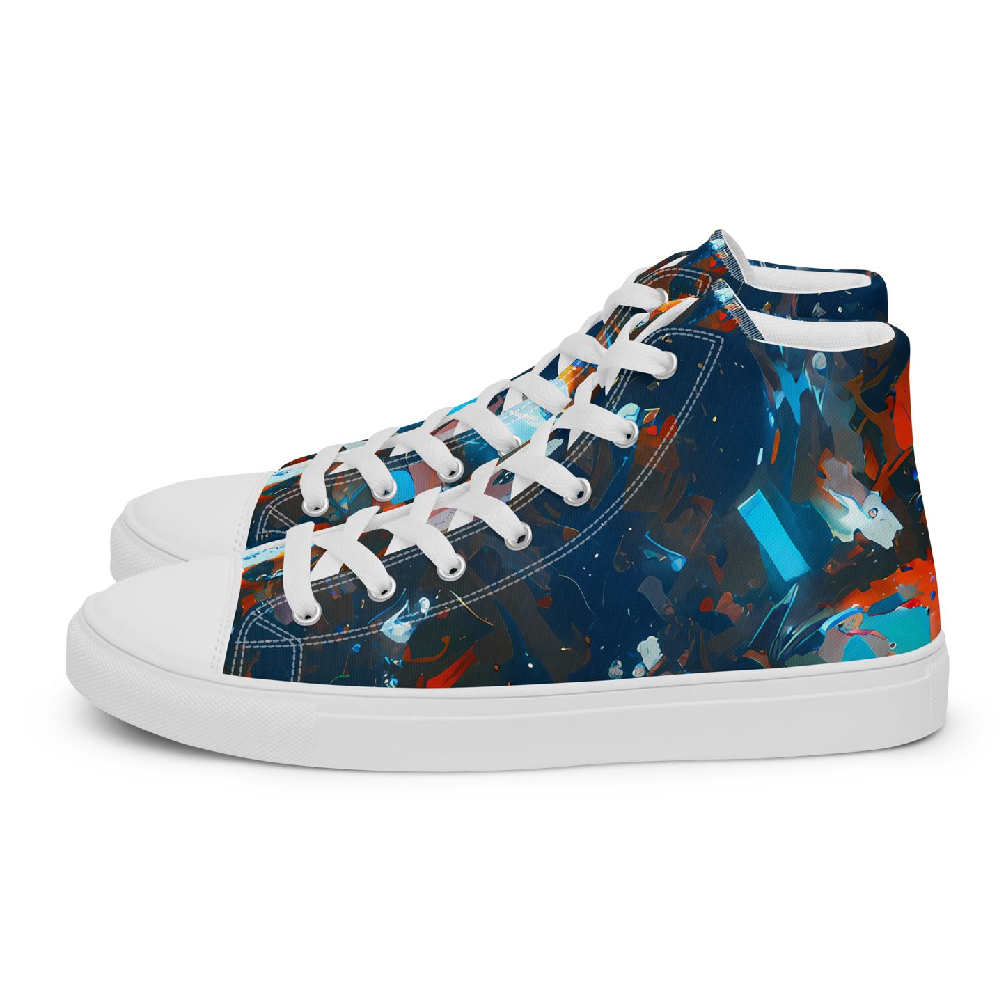 Women's High Top Canvas Shoes - Ghenie's Whirl