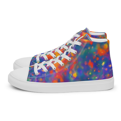 Men's High Top Canvas Shoes - Nolde Nebula