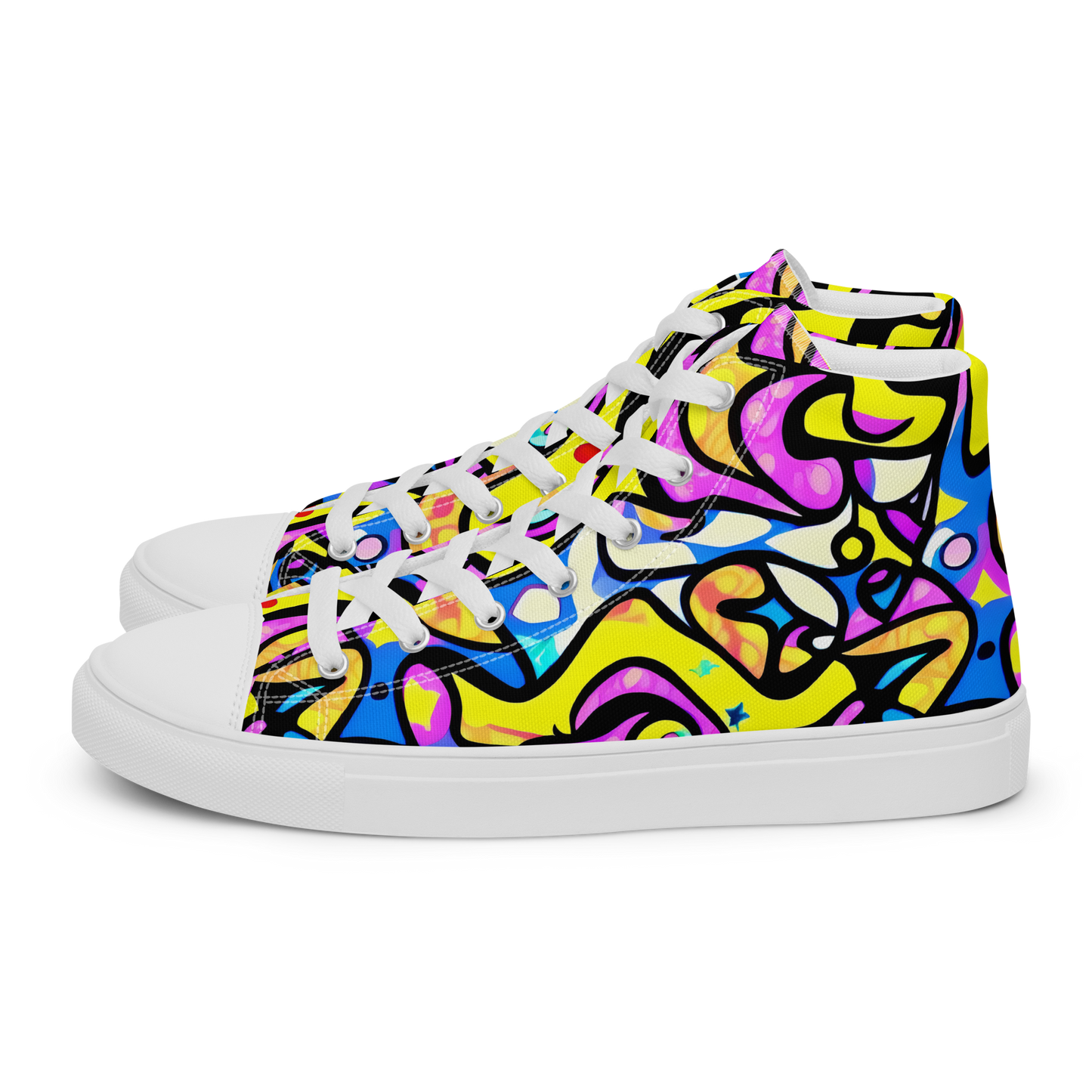 Women's High Top Canvas Shoes - Britto's Odyssey