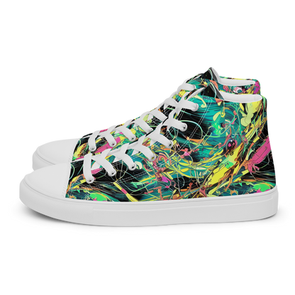 Women's High Top Canvas Shoes - Cyborg Whirl