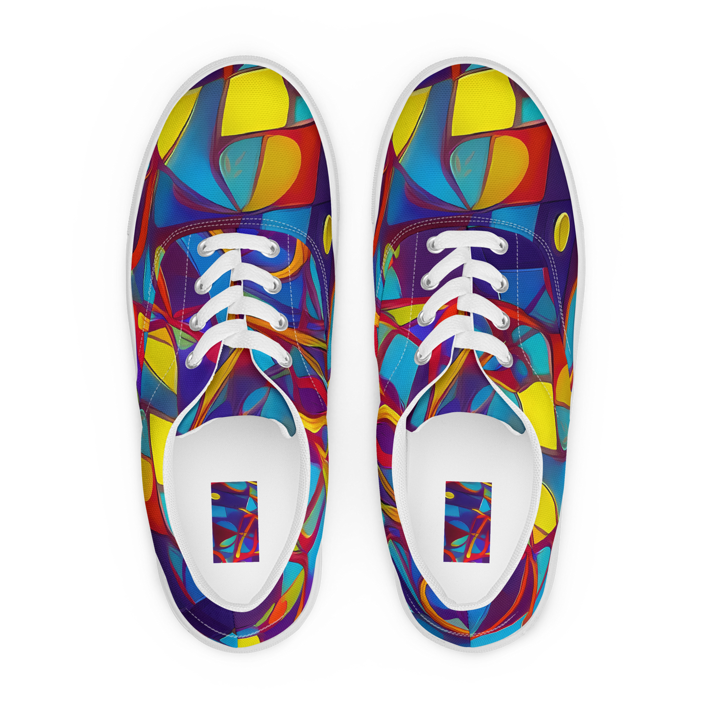 Men's Lace-Up Canvas Shoes - Flickering Dreams