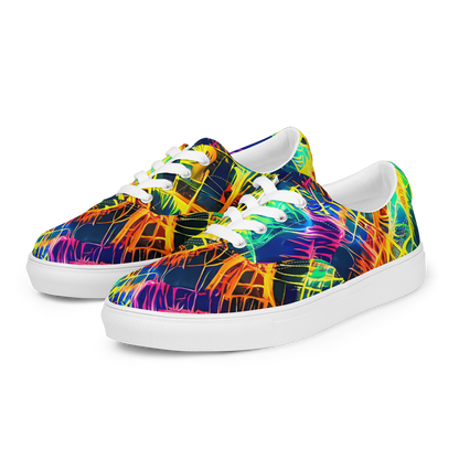 Women's Lace-Up Canvas Shoes - Kapp's Kaleidoscope