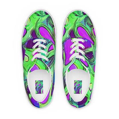 Men's Lace-Up Canvas Shoes - Funky Mutation