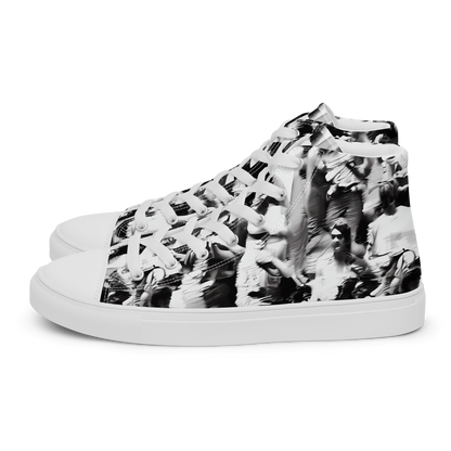 Women's High Top Canvas Shoes - Timeless Echoes