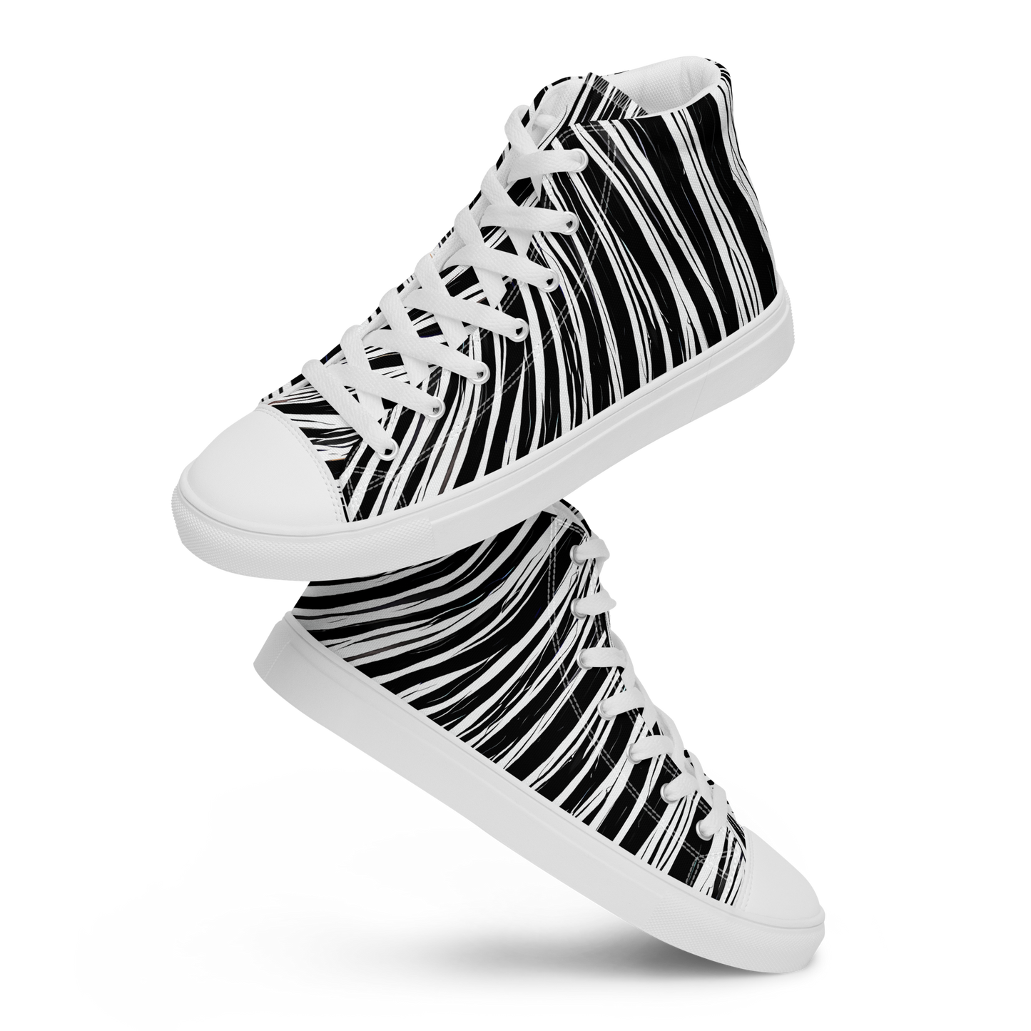 Women's High Top Canvas Shoes - Weston Waves