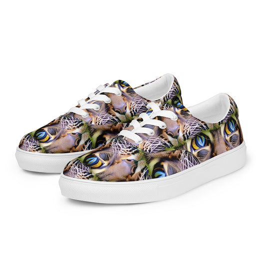 Women's Lace-Up Canvas Shoes - Eye of the Wild