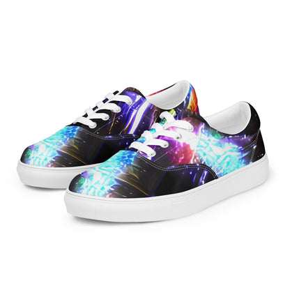 Women's Lace-Up Canvas Shoes - Hirschl's Vortex