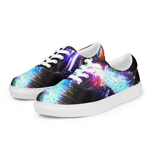 Women's Lace-Up Canvas Shoes - Hirschl's Vortex