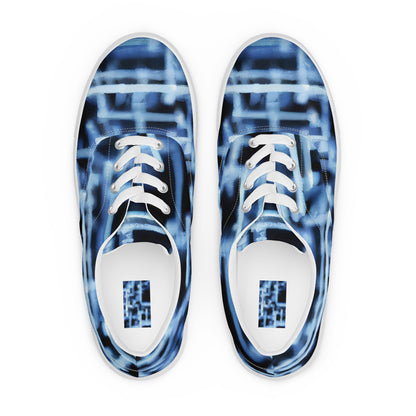 Men's Lace-Up Canvas Shoes - Circuit Frost