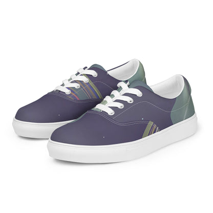 Women's Lace-Up Canvas Shoes - Ethereal Muse