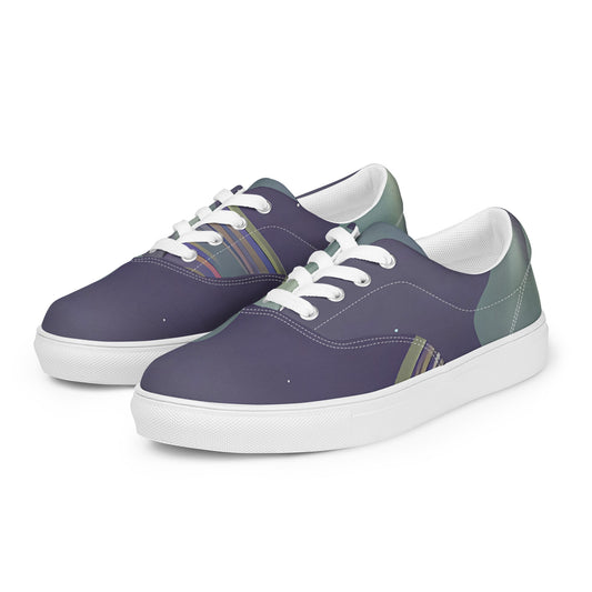 Women's Lace-Up Canvas Shoes - Ethereal Muse