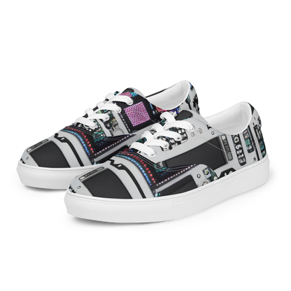 Women's Lace-Up Canvas Shoes - Wired Wonders