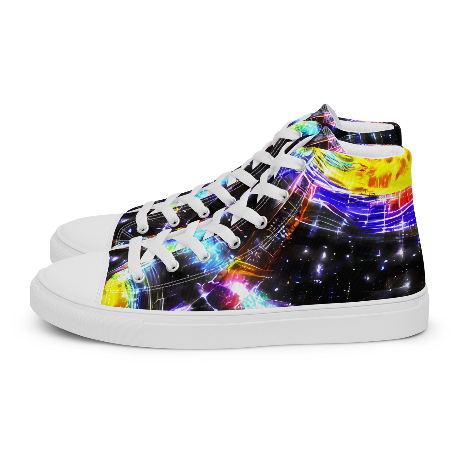 Men's High Top Canvas Shoes - Hirschl's Vortex