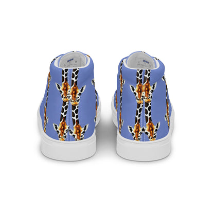 Women's High Top Canvas Shoes - Giraffe Glow