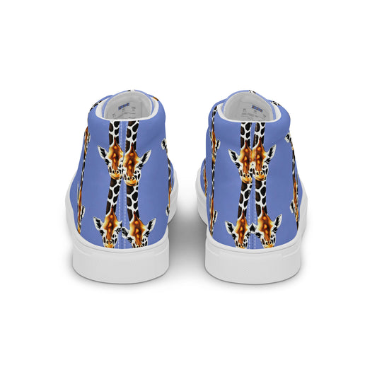 Women's High Top Canvas Shoes - Giraffe Glow