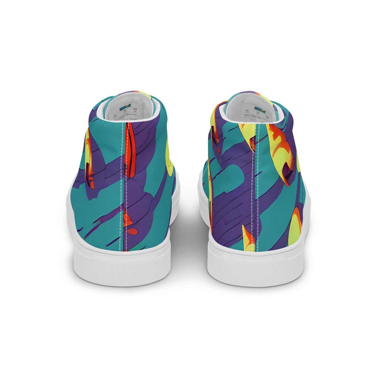 Men's High Top Canvas Shoes - Sailor's Mirage