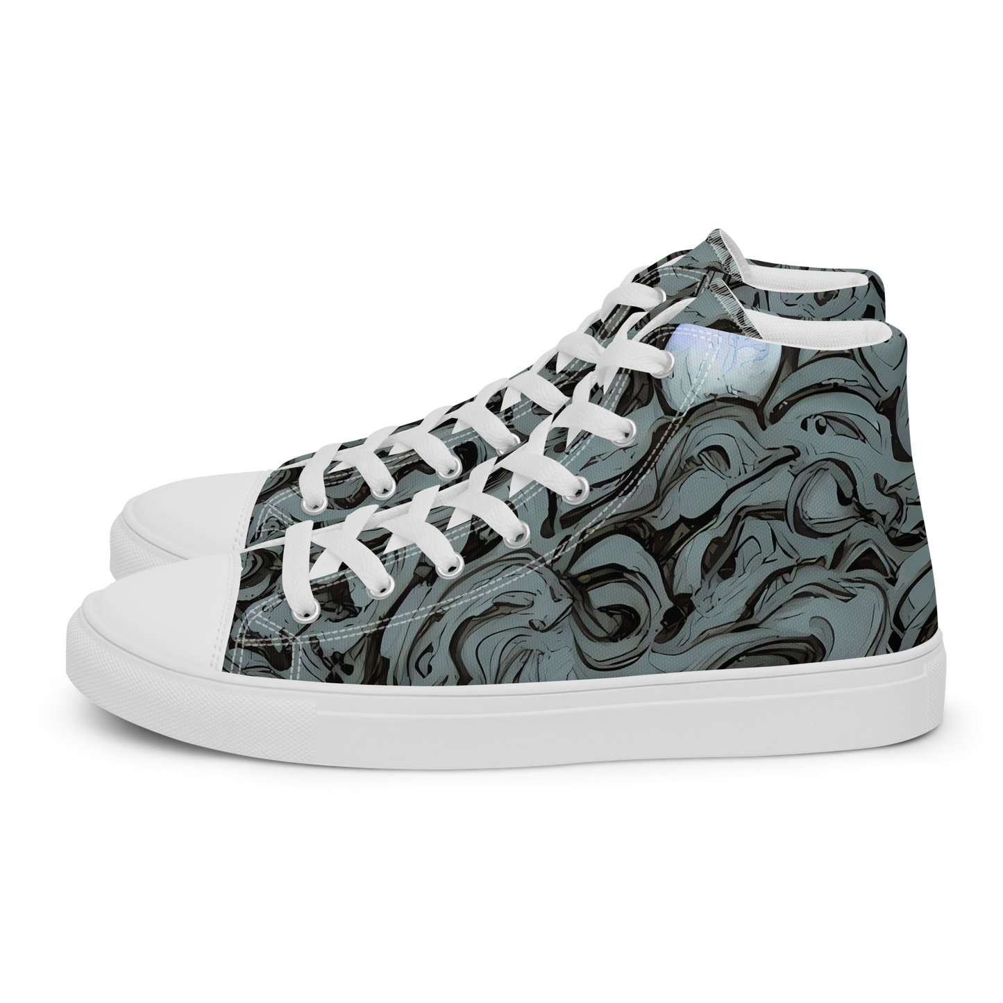 Women's High Top Canvas Shoes - Caruso Swirl