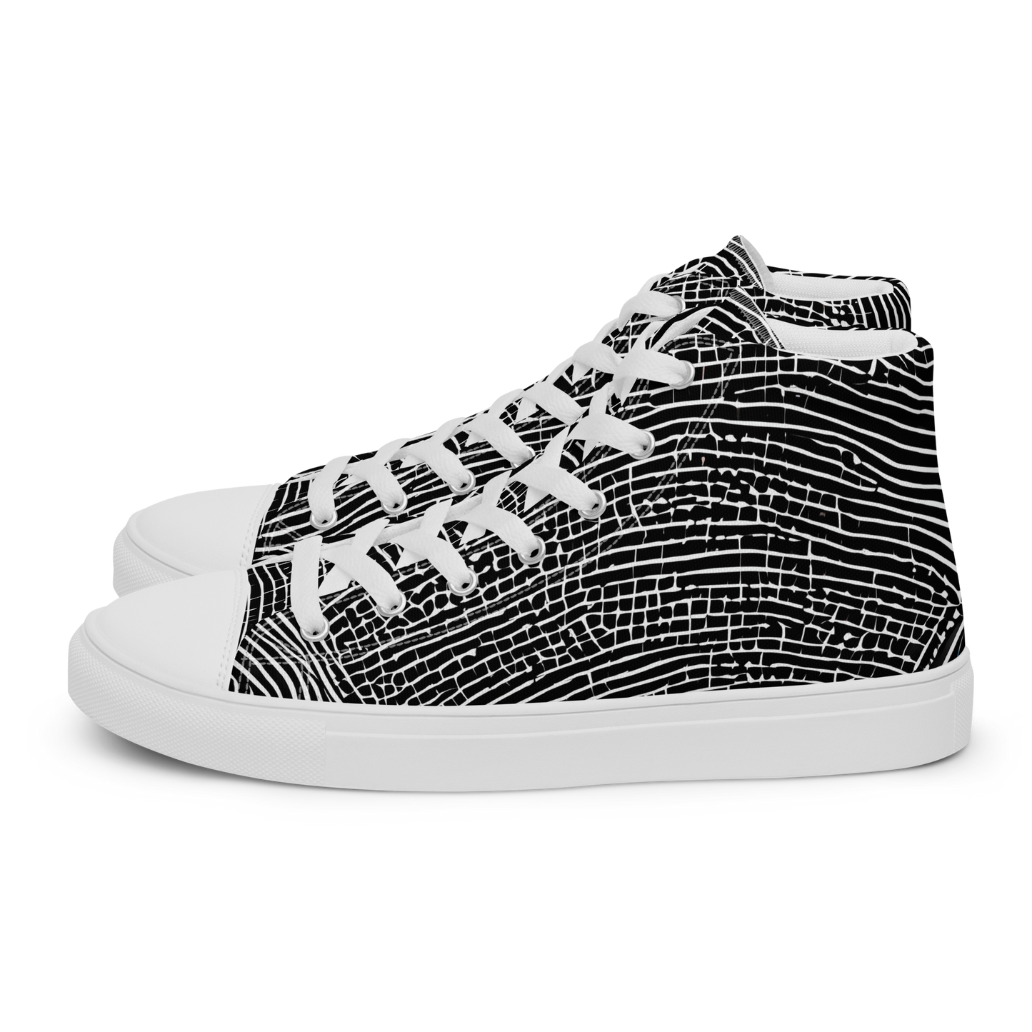 Men's High Top Canvas Shoes - Zenith Stripes