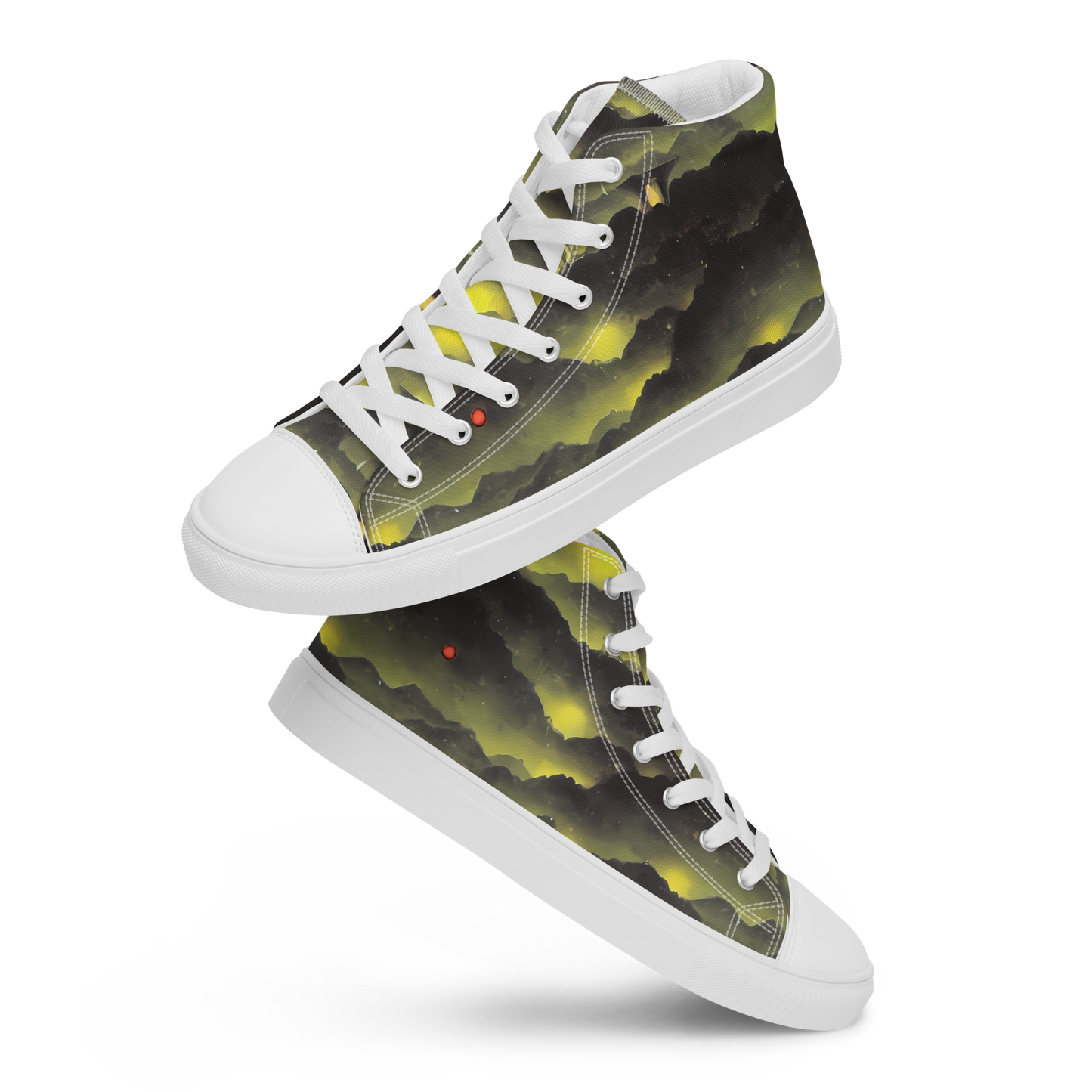 Women's High Top Canvas Shoes - Spectral Isle