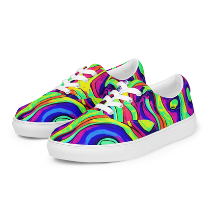 Women's Lace-Up Canvas Shoes - Frizzled Spirits