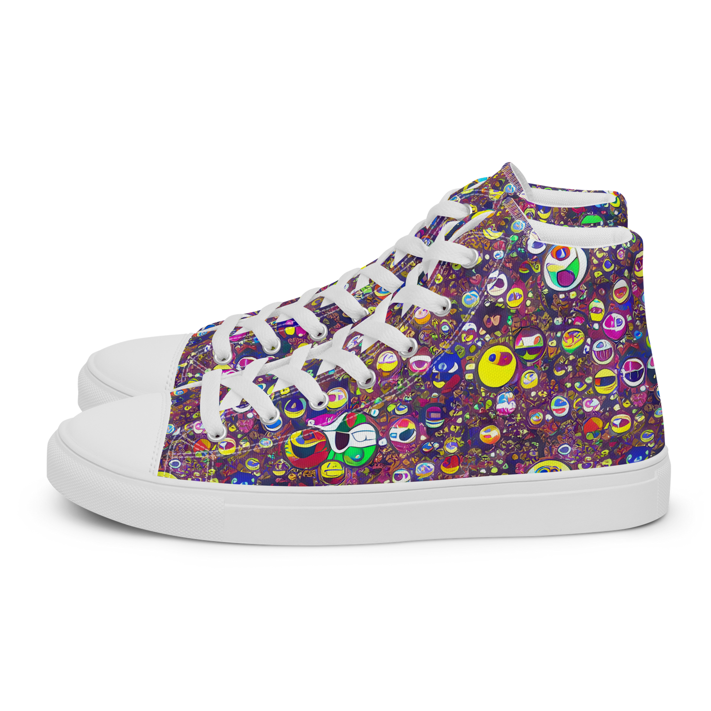 Women's High Top Canvas Shoes - Eyes of Enchantment