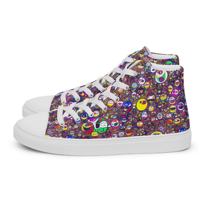 Women's High Top Canvas Shoes - Eyes of Enchantment