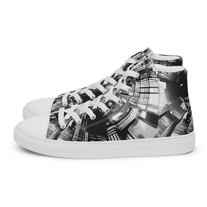 Men's High Top Canvas Shoes - Silent Reflection