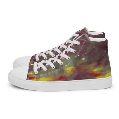 Women's High Top Canvas Shoes - Whispers of Autumn