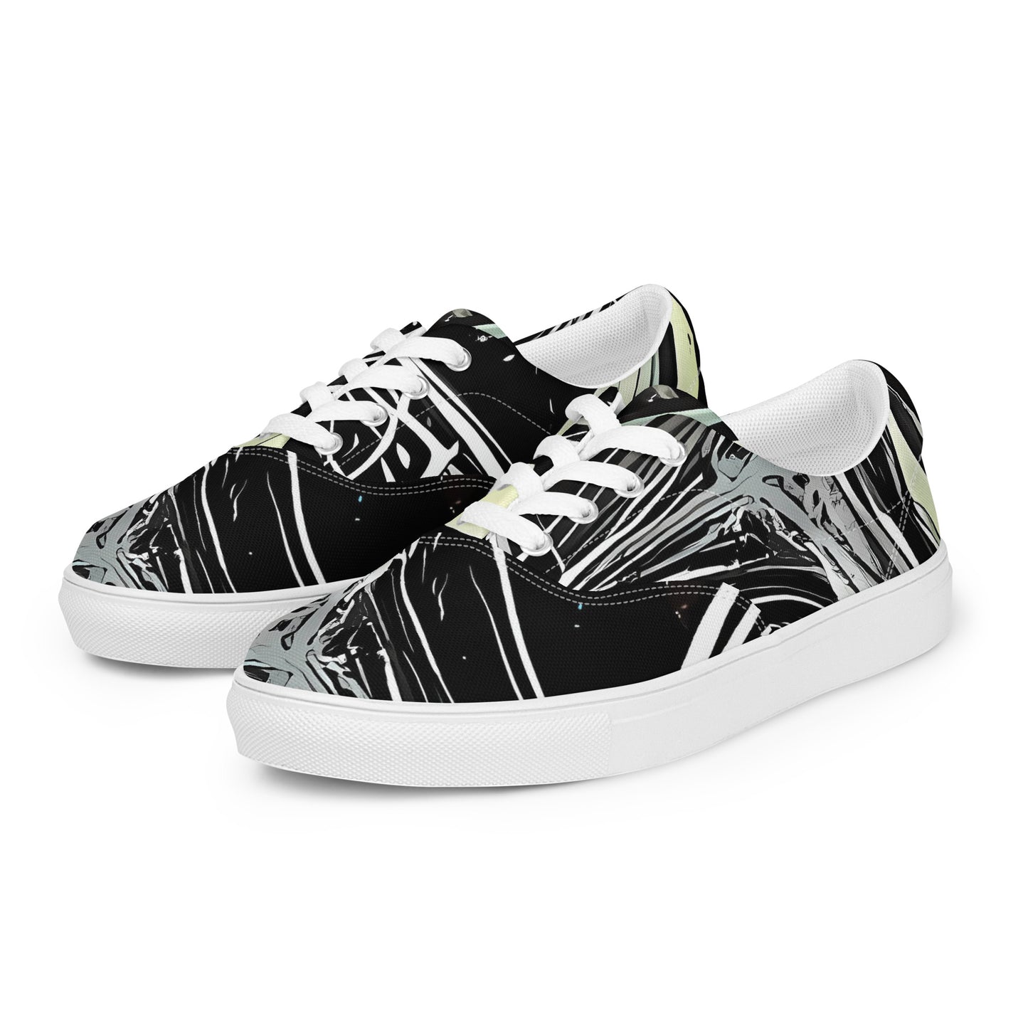 Women's Lace-Up Canvas Shoes - Helmut's Whisper