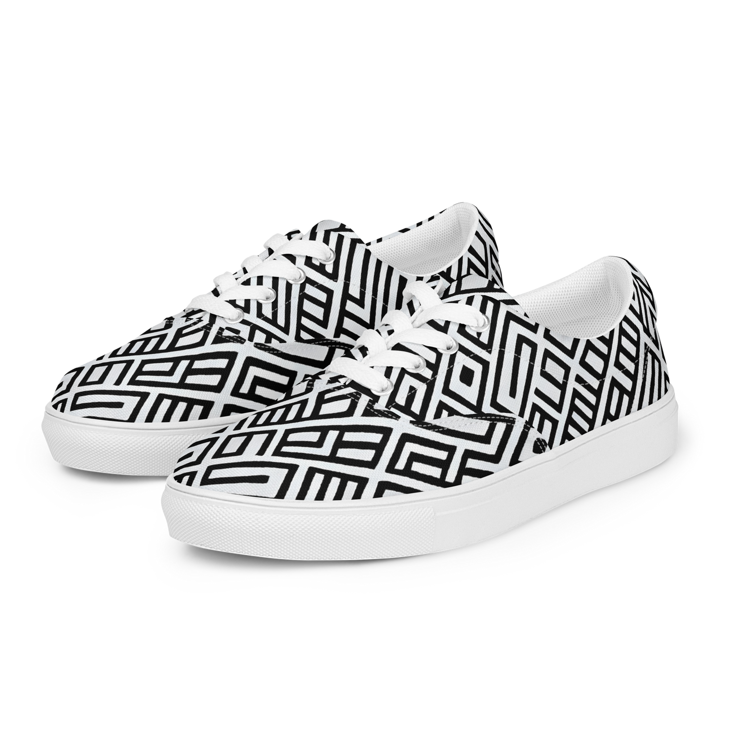 Women's Lace-Up Canvas Shoes - Fashionable, Psychedelic Deep Space, Howard Butterworth, Francois Bocion