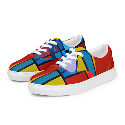 Women's Lace-Up Canvas Shoes - Neoplastique