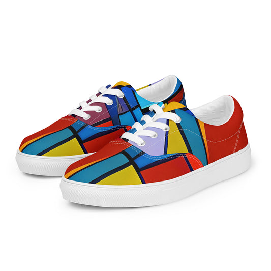 Women's Lace-Up Canvas Shoes - Neoplastique