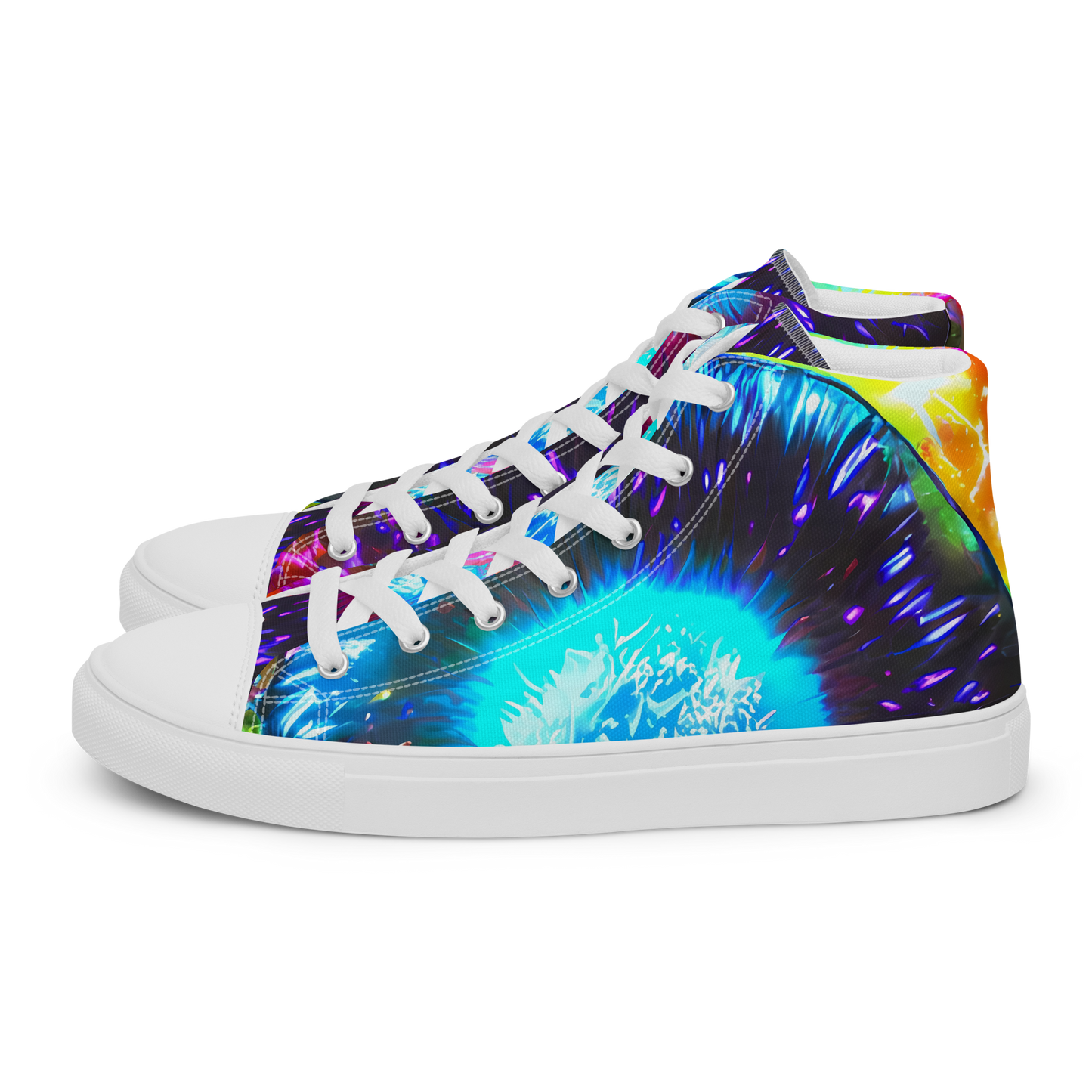 Women's High Top Canvas Shoes - Vriesian Vortex