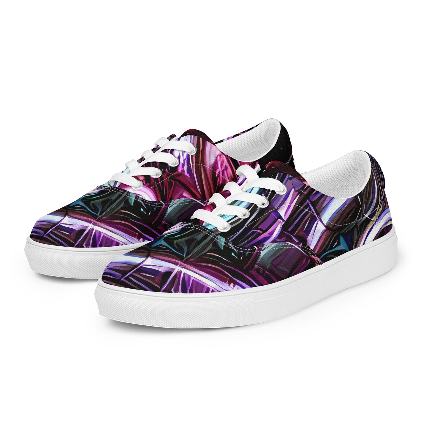 Women's Lace-Up Canvas Shoes - Nebula Fusions